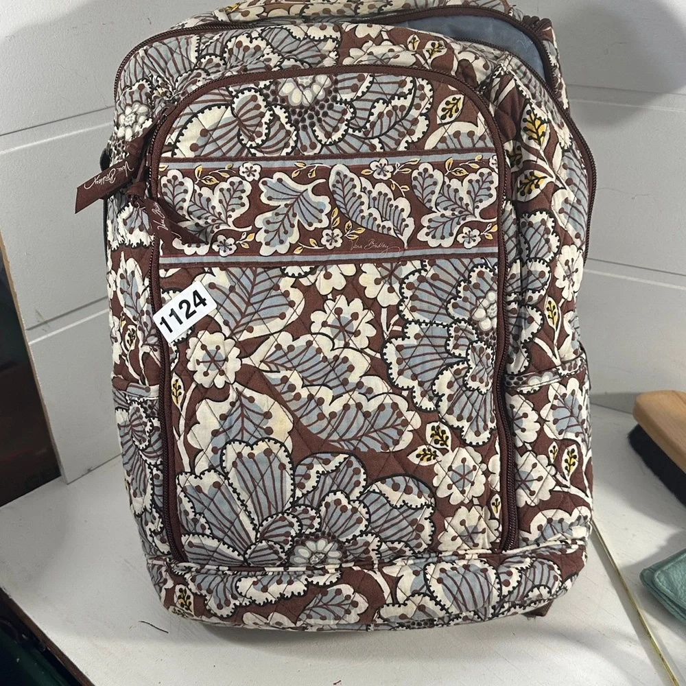 Vera Bradley backpack.  Blue floral “Slate Blooms “